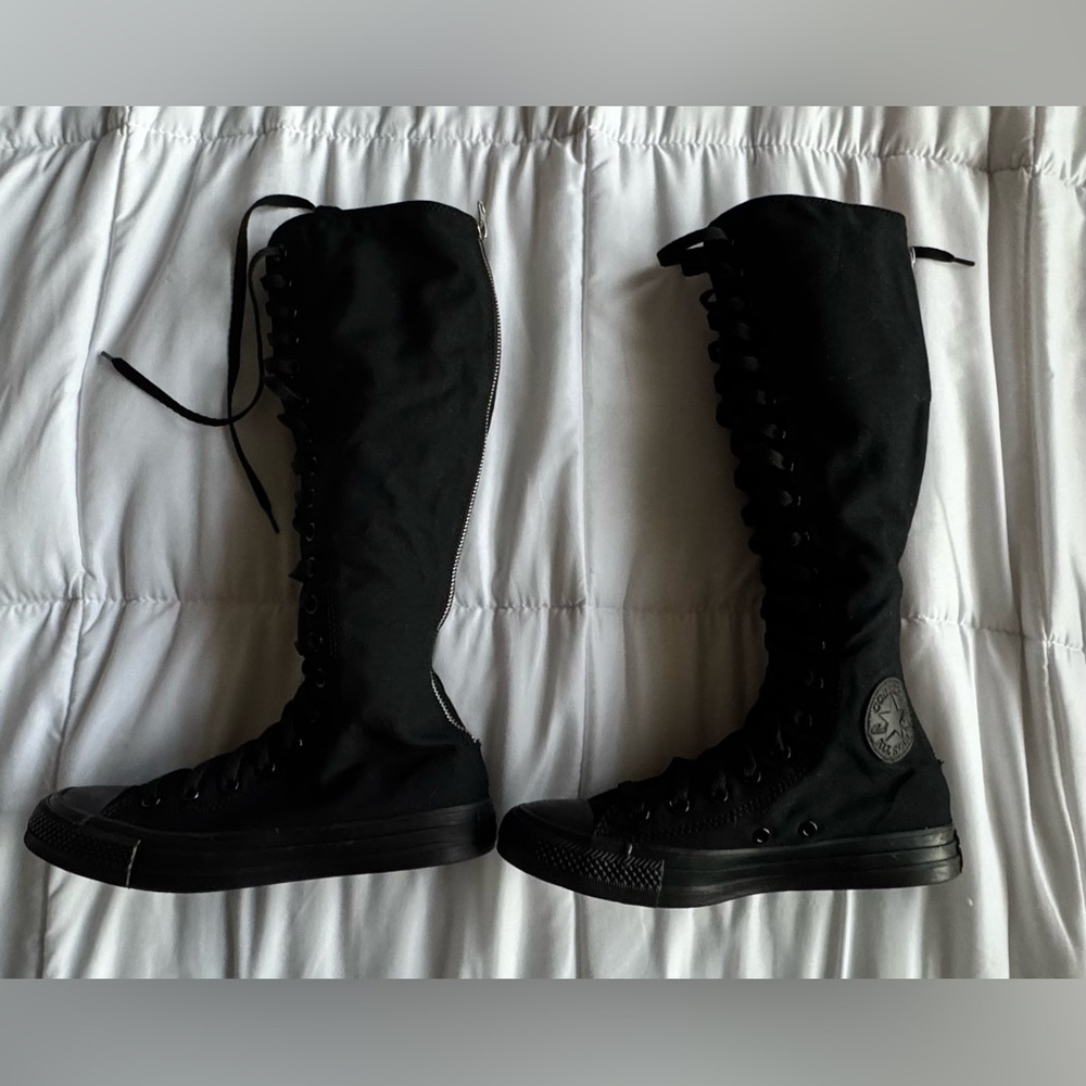 Converse Chuck Taylor All Star XXHi 7.5
Women/5.5 Men Black Knee Hi Punk Grunge - Picture 6 of 13